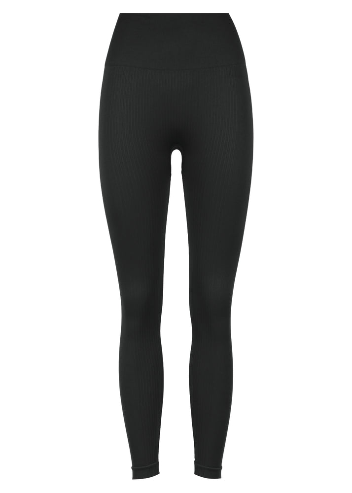 
                  
                    Load image into Gallery viewer, Active Leggings - Ribbed Legging - Black
                  
                