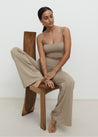 Yoga Pants - Full Length Yin Flare - Taupe