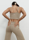 Yoga Pants - Full Length Yin Flare - Taupe