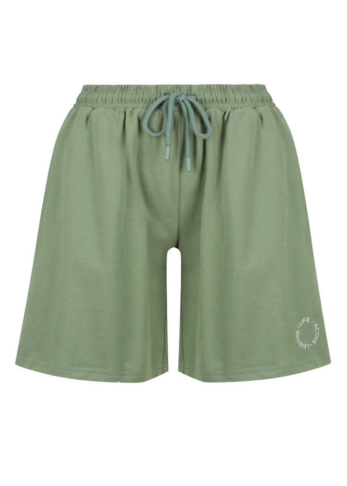 Loose Cotton Short Sage Pinky Kamal