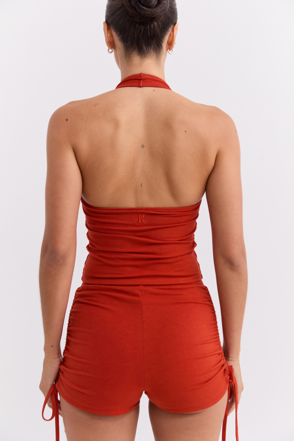 Halter Bodice Top - Chilli