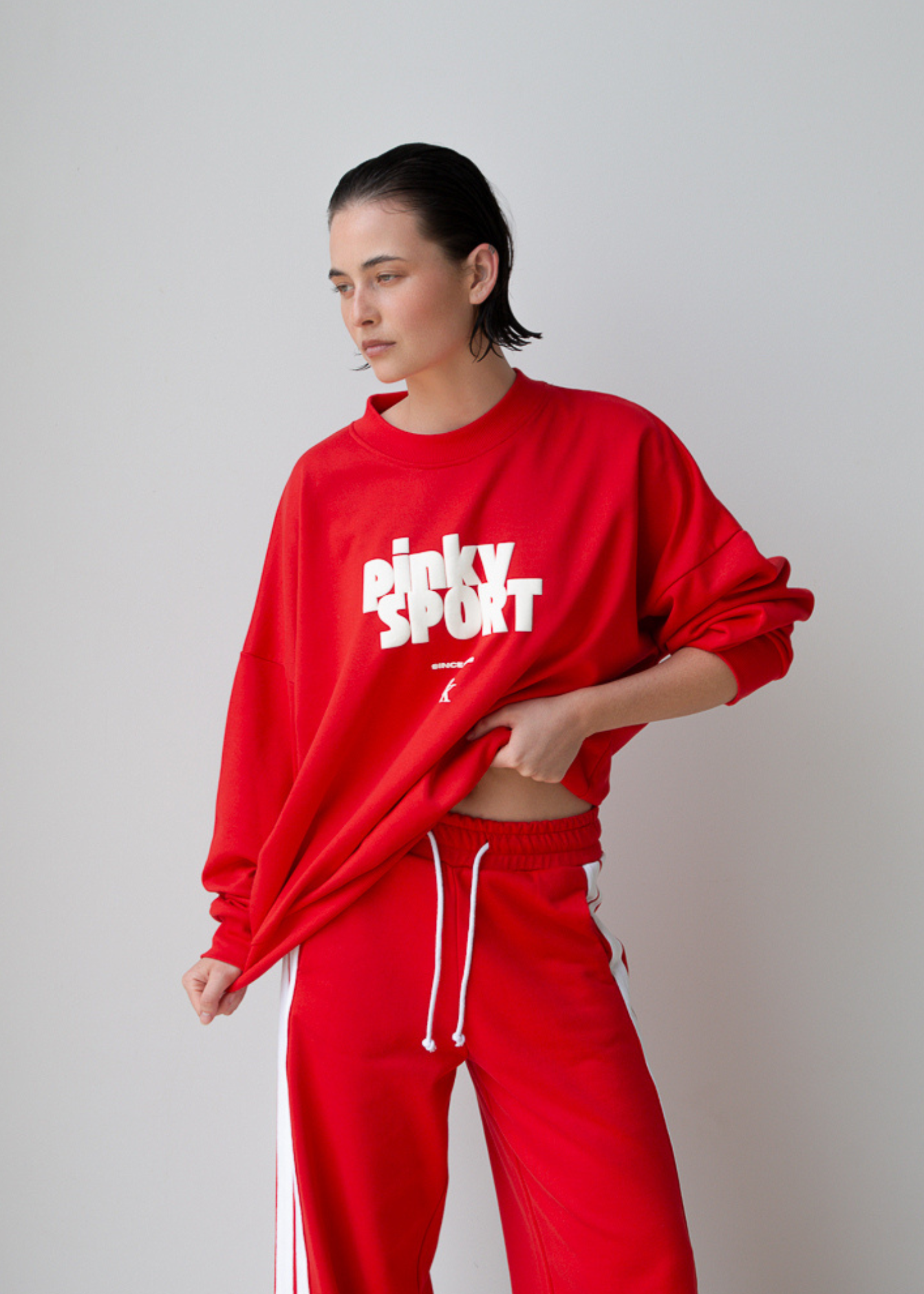 PK x ICONIC - Pinky SPORT Sweatshirt - Red