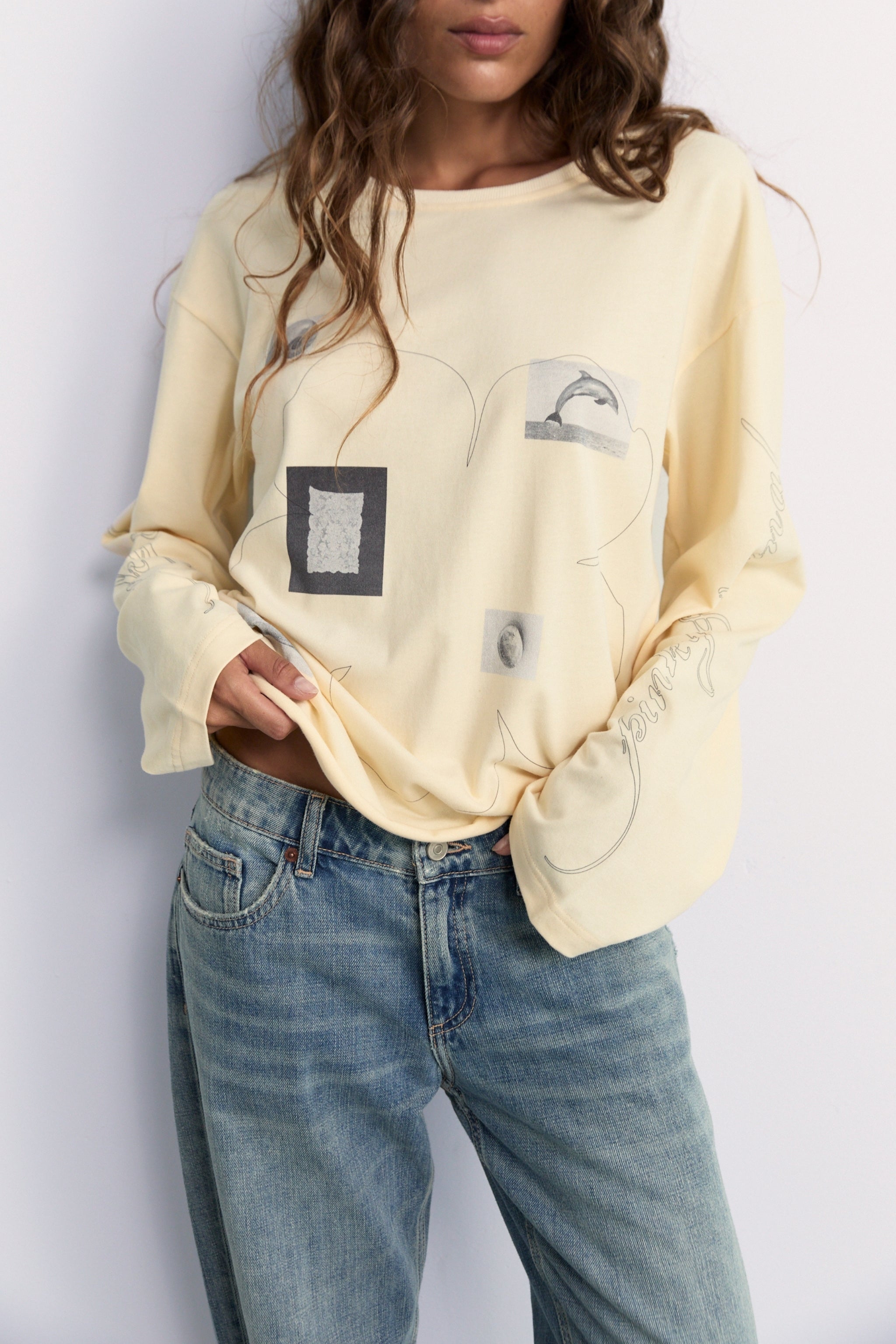 Field Notes Long Sleeve Top - Soft Yellow