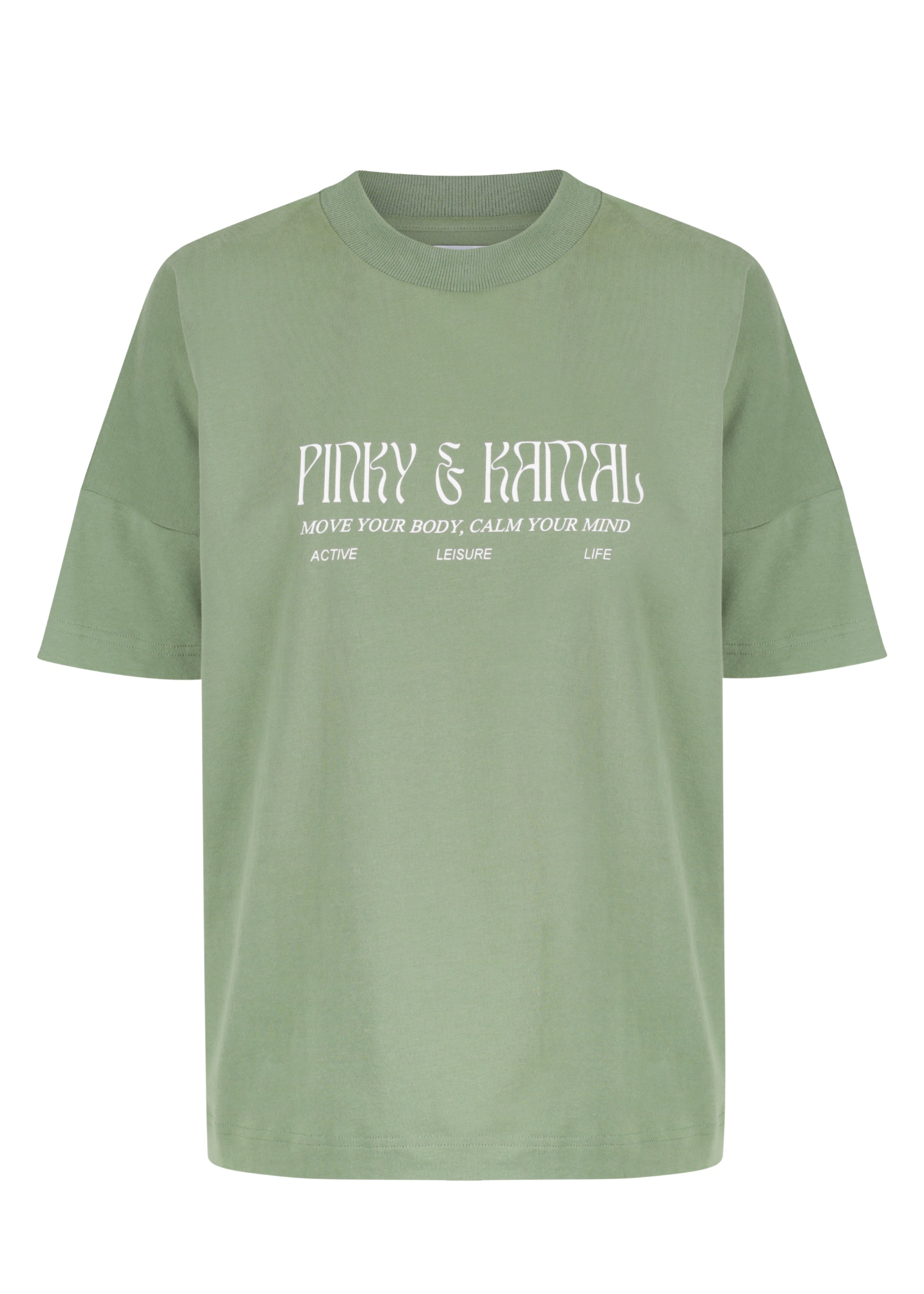 T-shirts - Pinky & Kamal Logo T-Shirt - Sage
