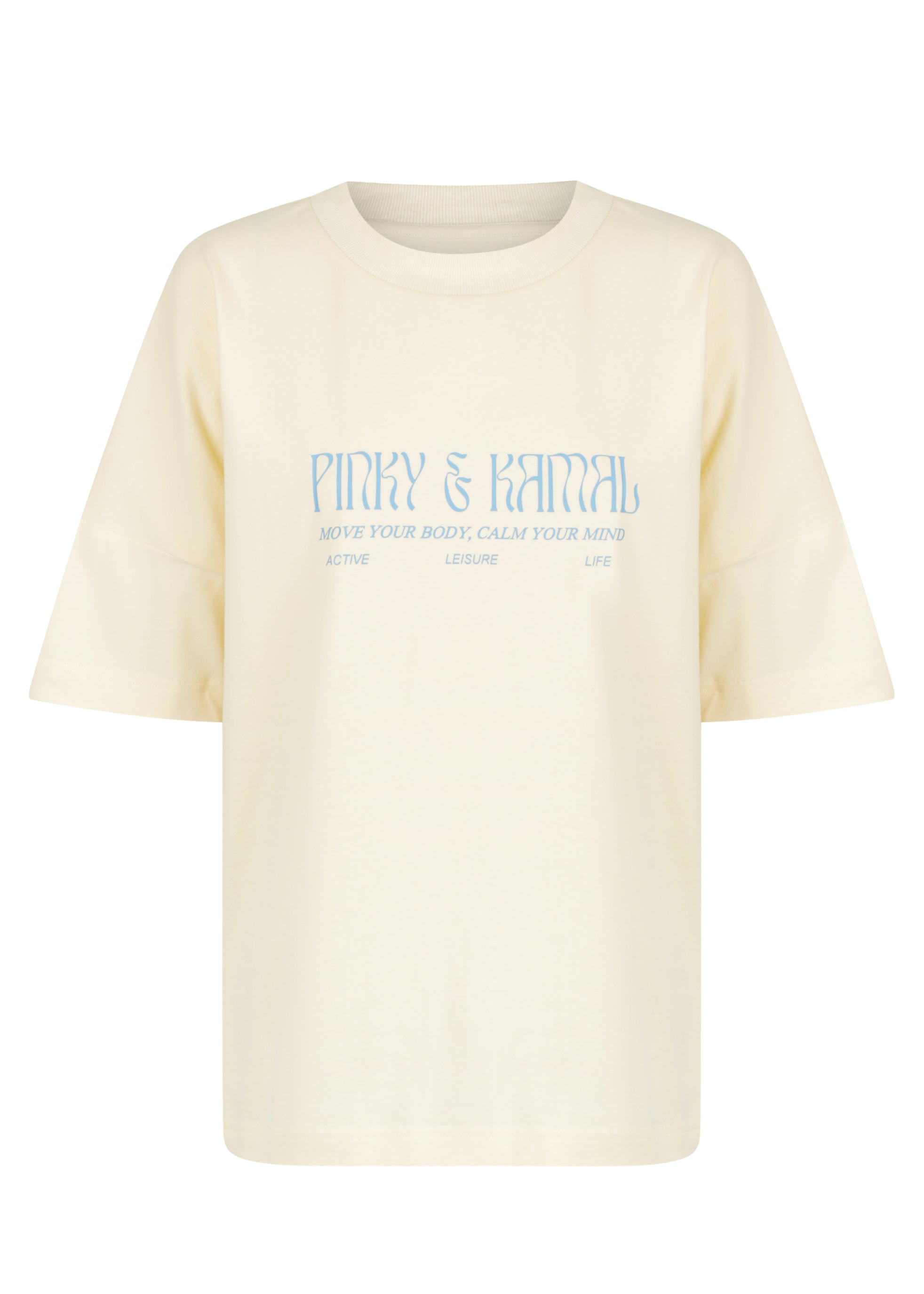 Pinky & Kamal Logo T-Shirt - Cream