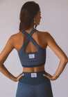 Move Criss Cross Crop - Blue