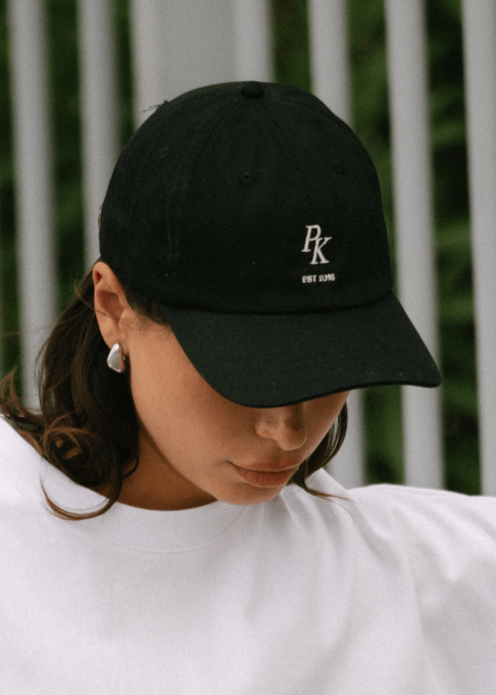 Accessories - PK Motif Logo Cap - Black