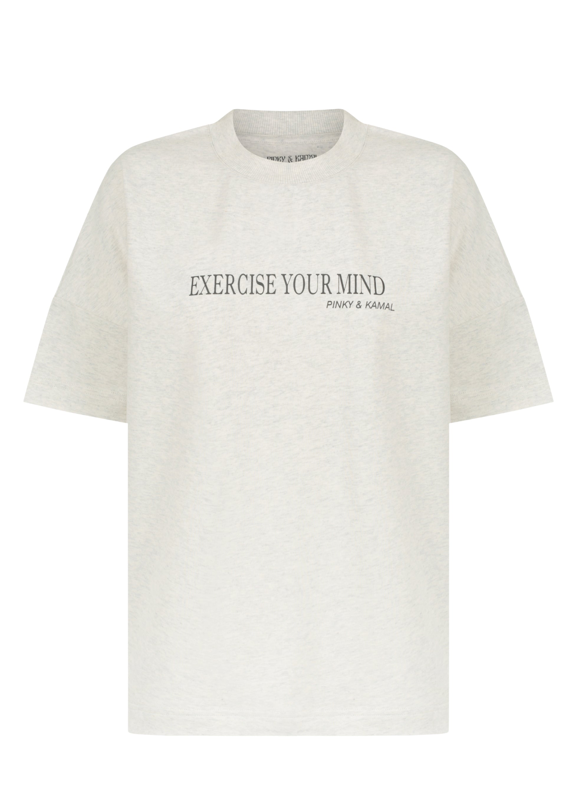 T-Shirts - Exercise Your Mind T-Shirt - Grey Marle