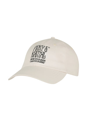 
                  
                    Load image into Gallery viewer, Hats - Pinky &amp;amp; Kamal Logo Dad Cap - Stone
                  
                