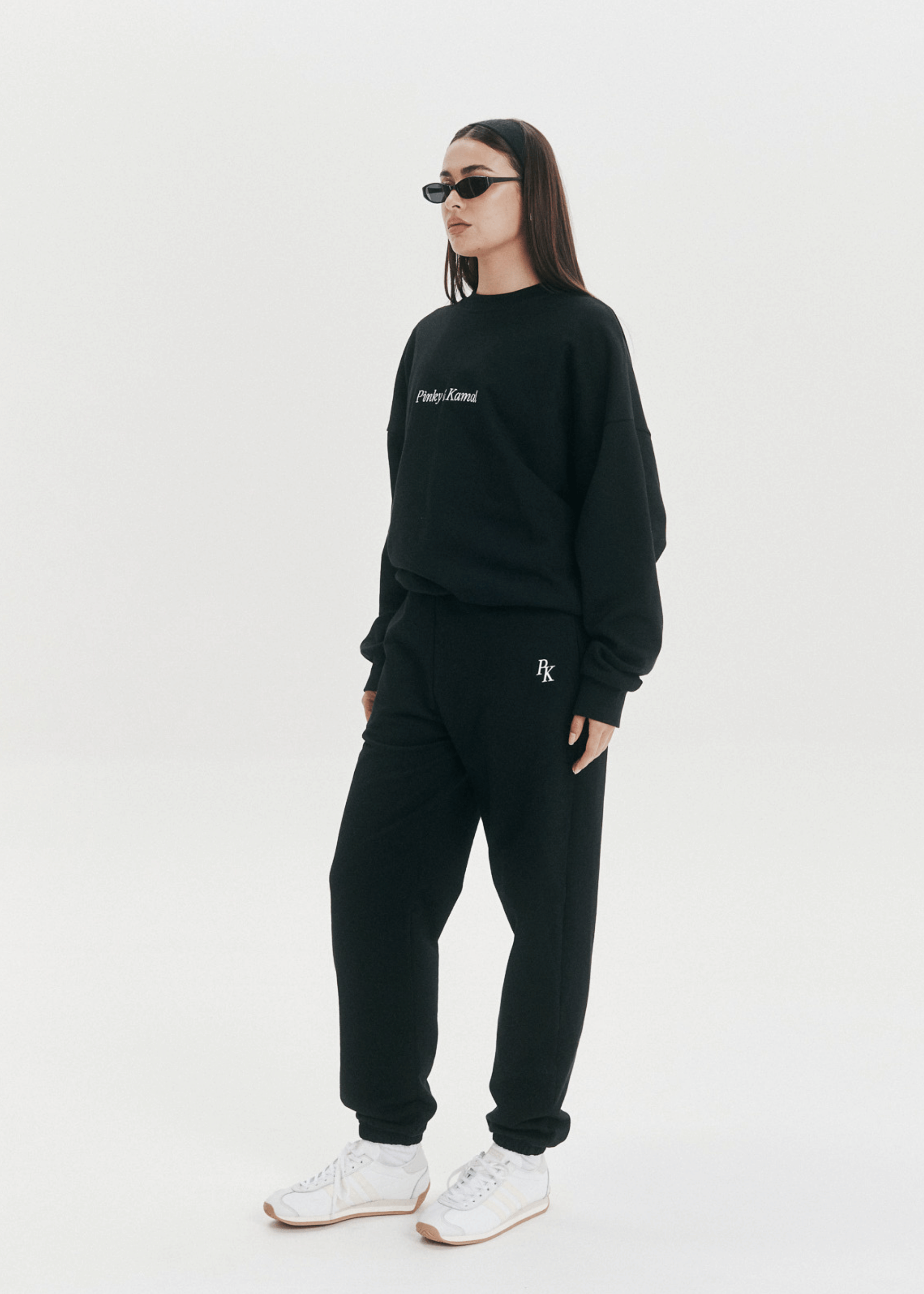 Slouchy Trackpant Pant - Black