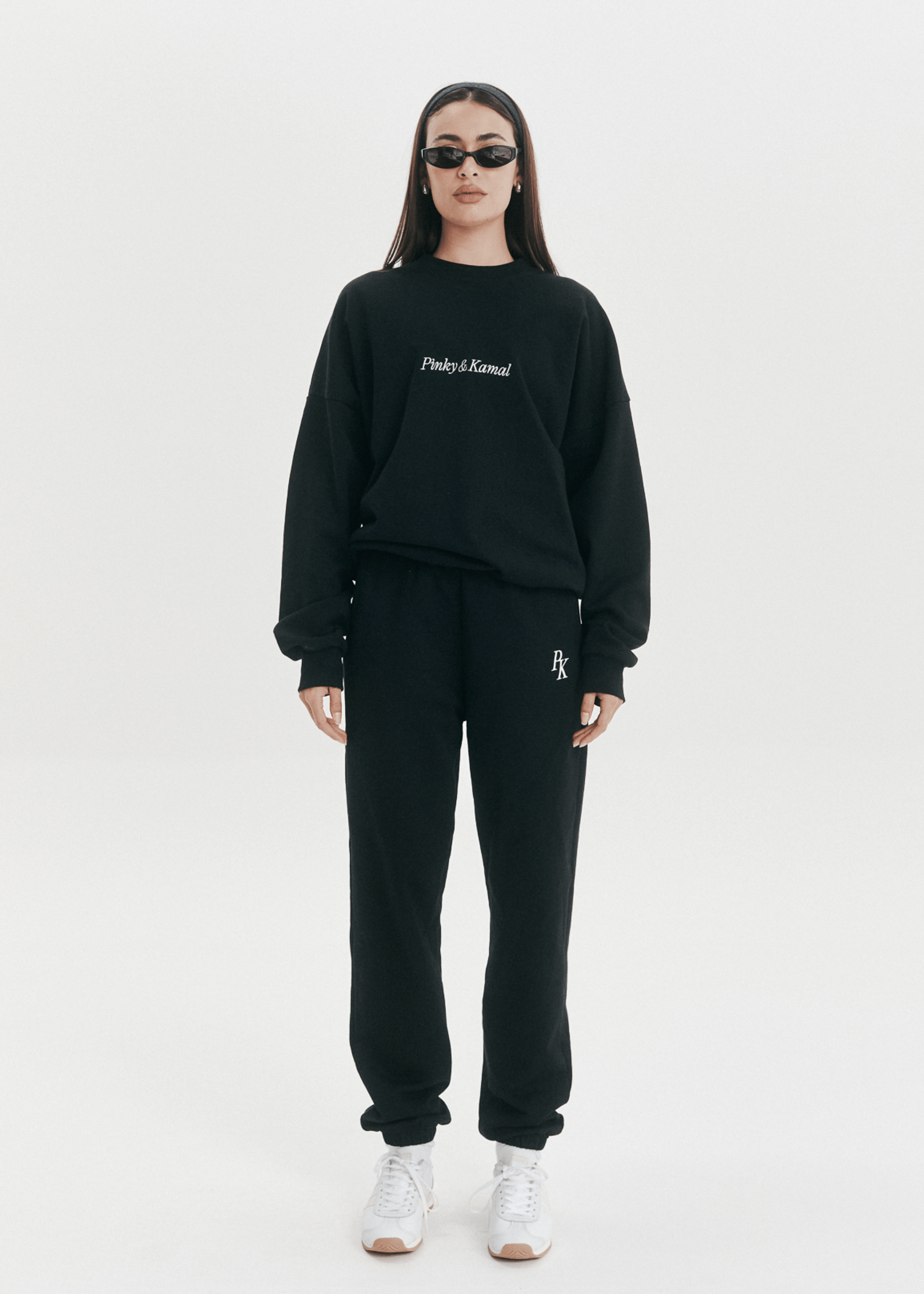 SweatPants - Slouchy Trackpant Pant - Black