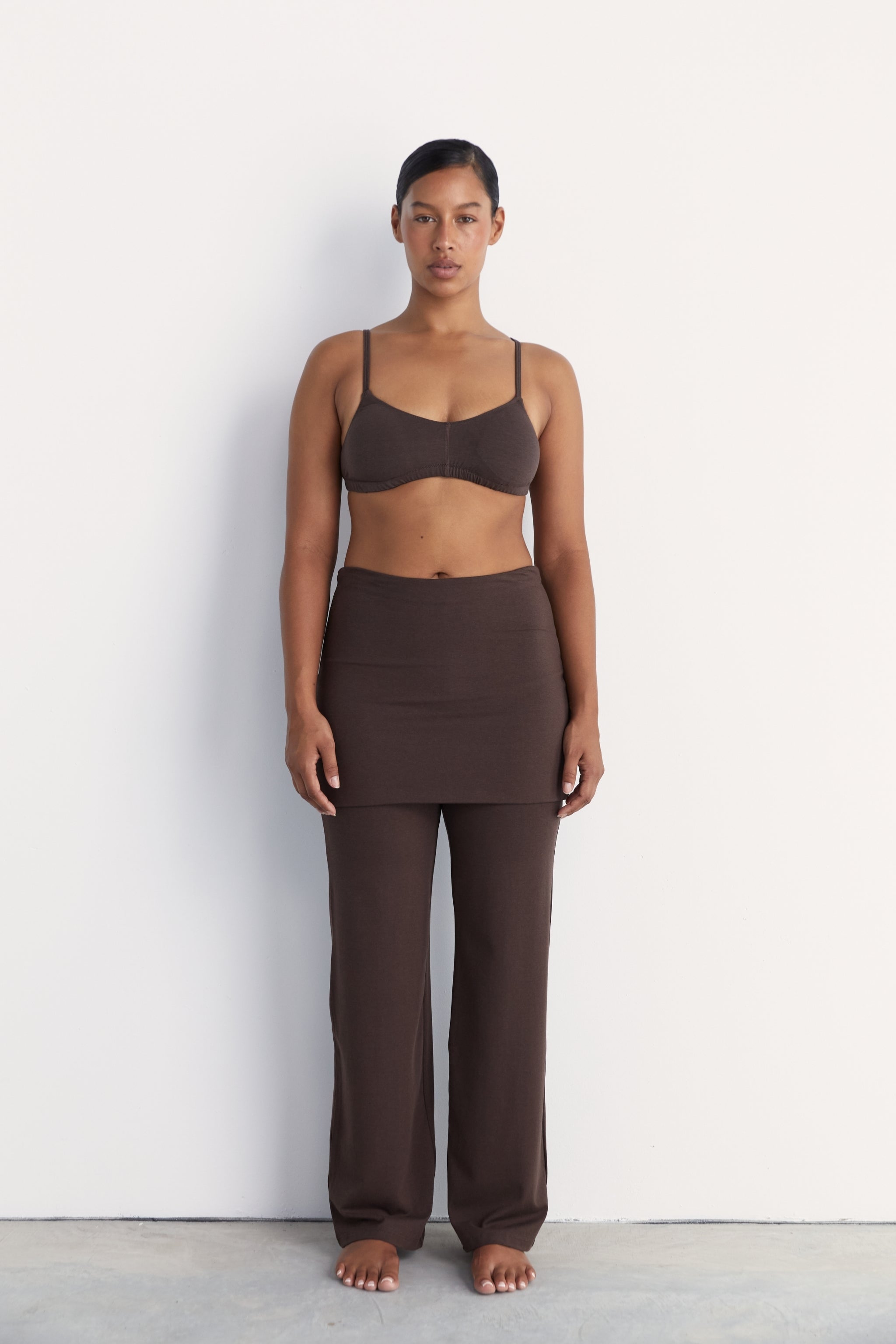 Pantskirt - Dark Brown