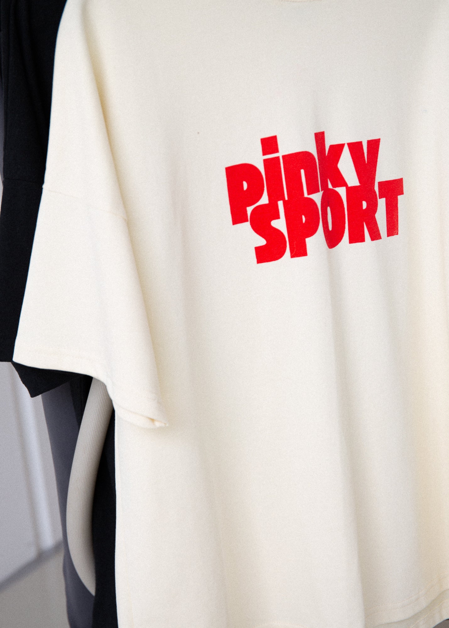 T-Shirts - PK X ICONIC - Pinky Sport T-Shirt Cream/Red