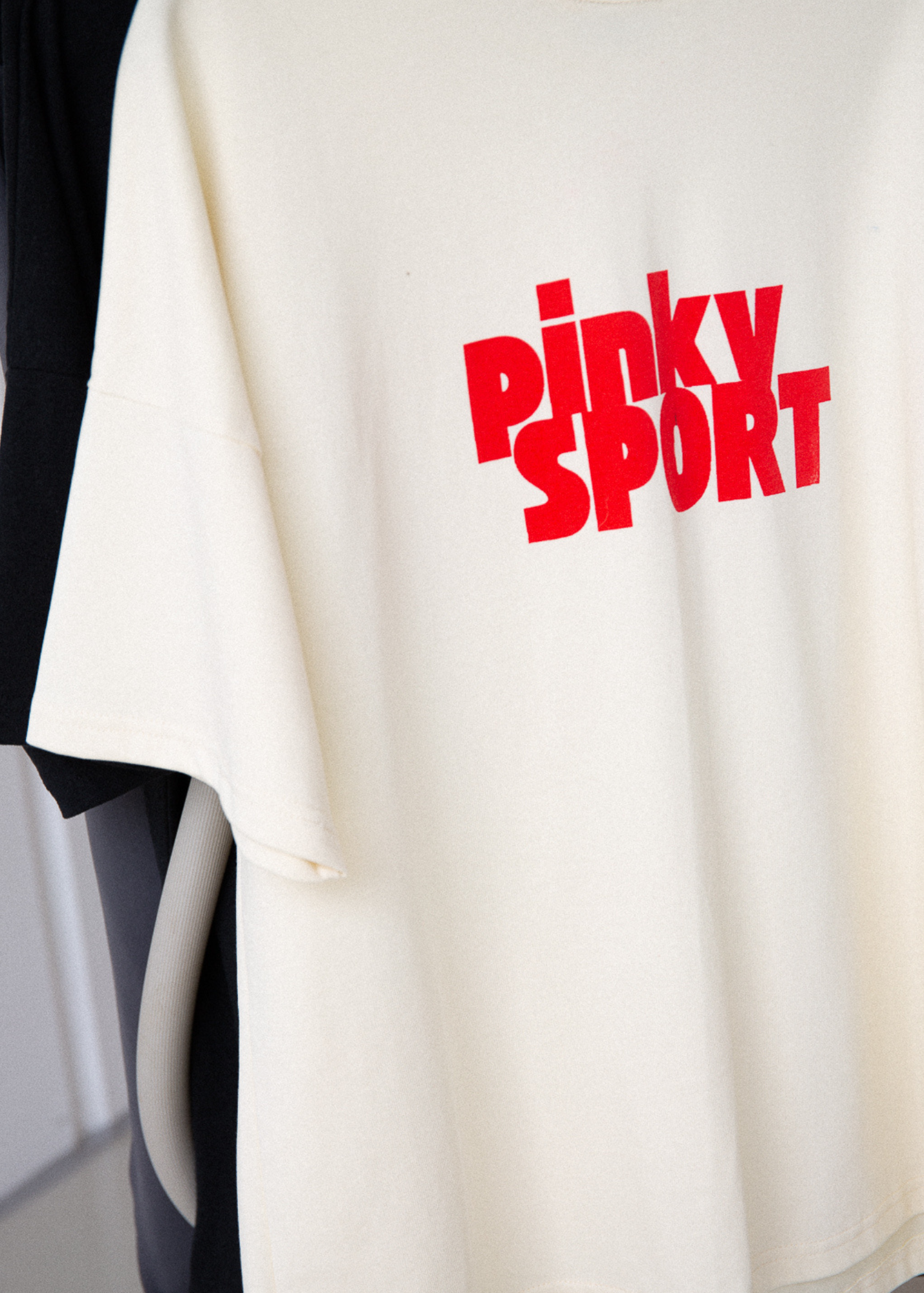 PK x ICONIC - Pinky Sport T-Shirt Cream/Red