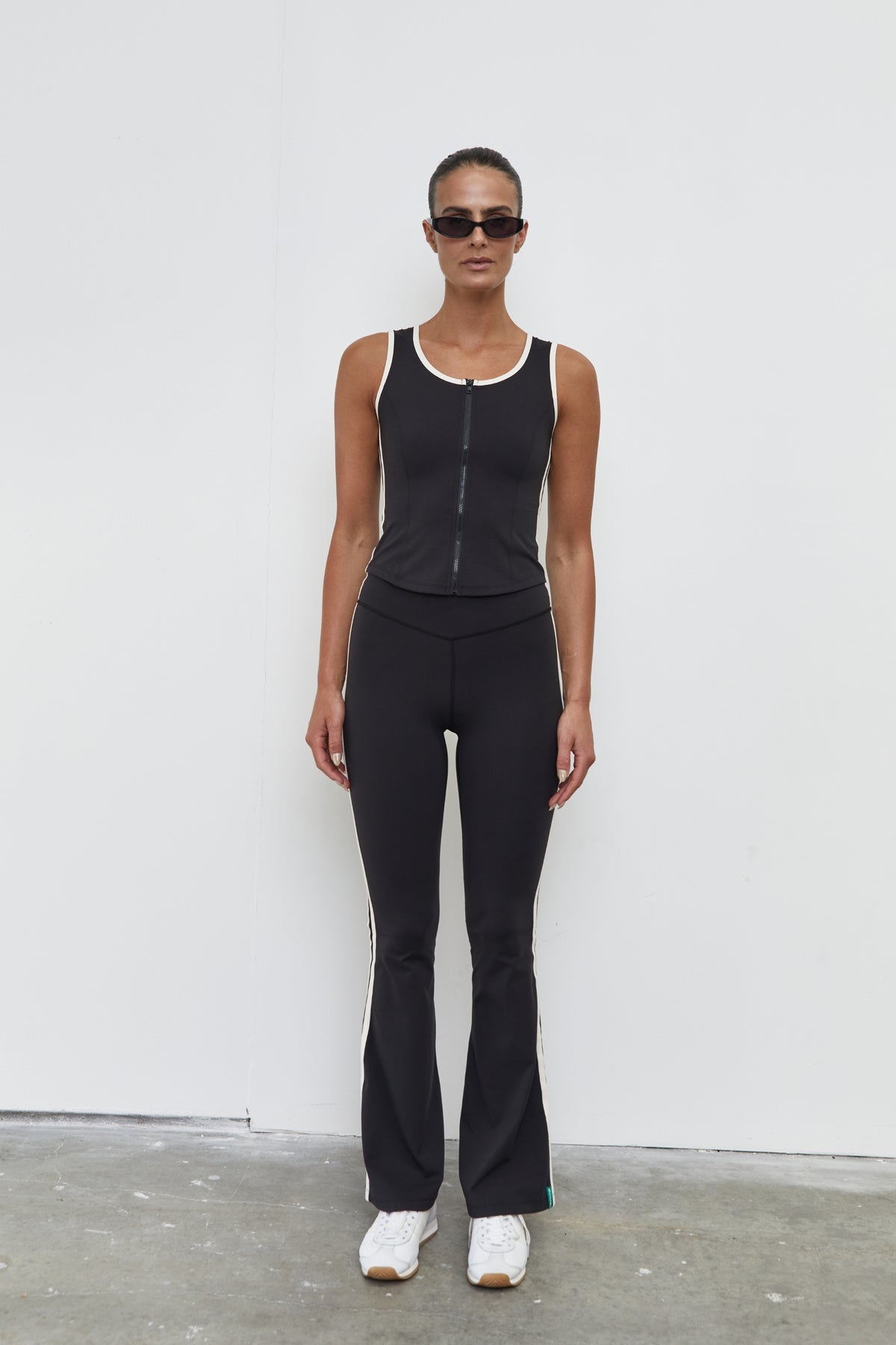 Vibration Flare - Black with White Stripes