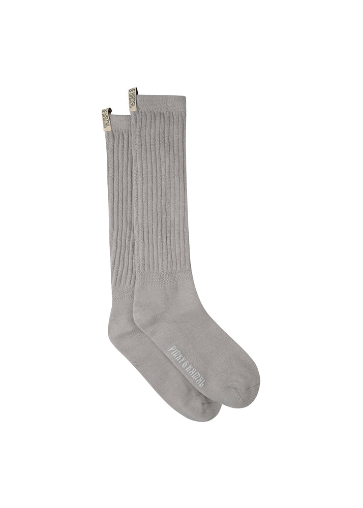 The Slouchy Sock - Dove Grey