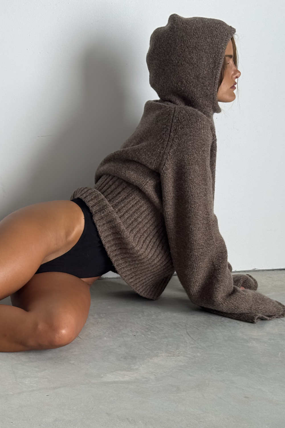 Hooded Sweater - Soil