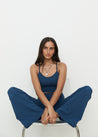 Yoga Pants - Full Length Yin Flare - Indigo