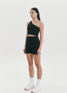 Seamless Shorts - Midi Short - Onyx Black