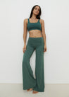 Yoga Pants - Full Length Yin Flare - Sage Bush