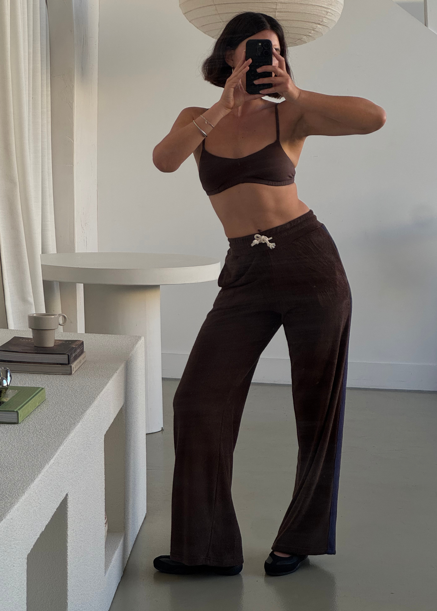 Odyssey Terry Towelling Pant - Java Brown