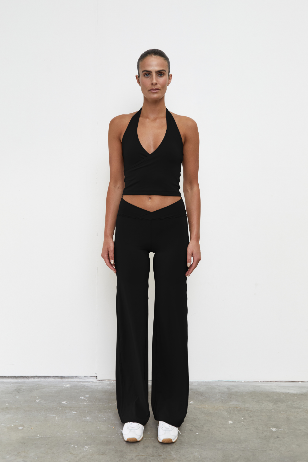 Wrap Straight Leg - Black