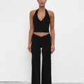 Wrap Straight Leg - Black