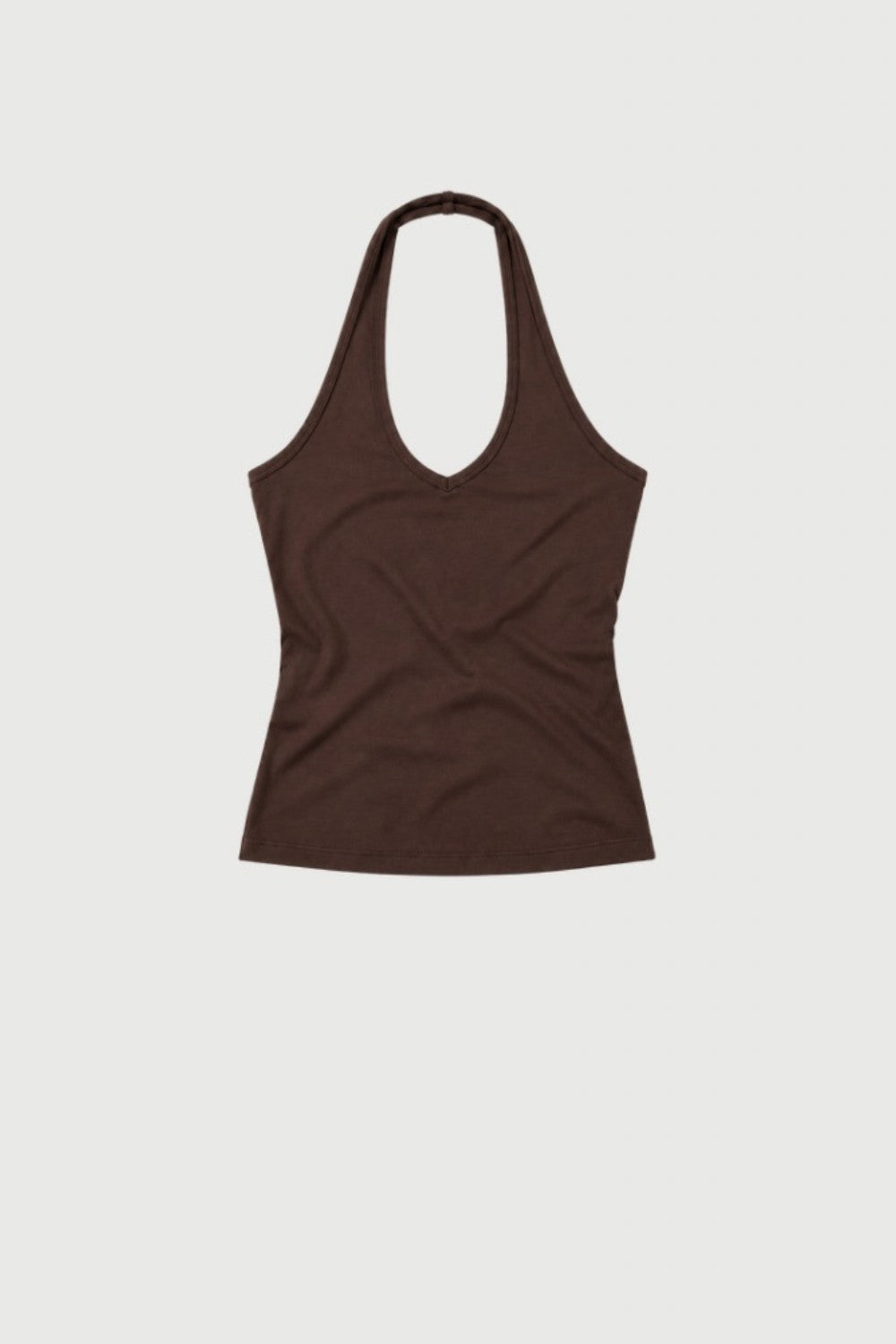 Halter Bodice Top - Dark Brown
