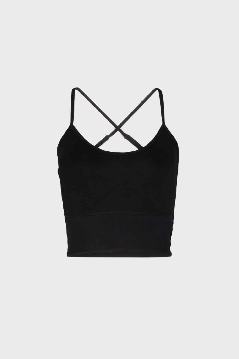 Flow Crop - Black - Organic Cotton/Bamboo