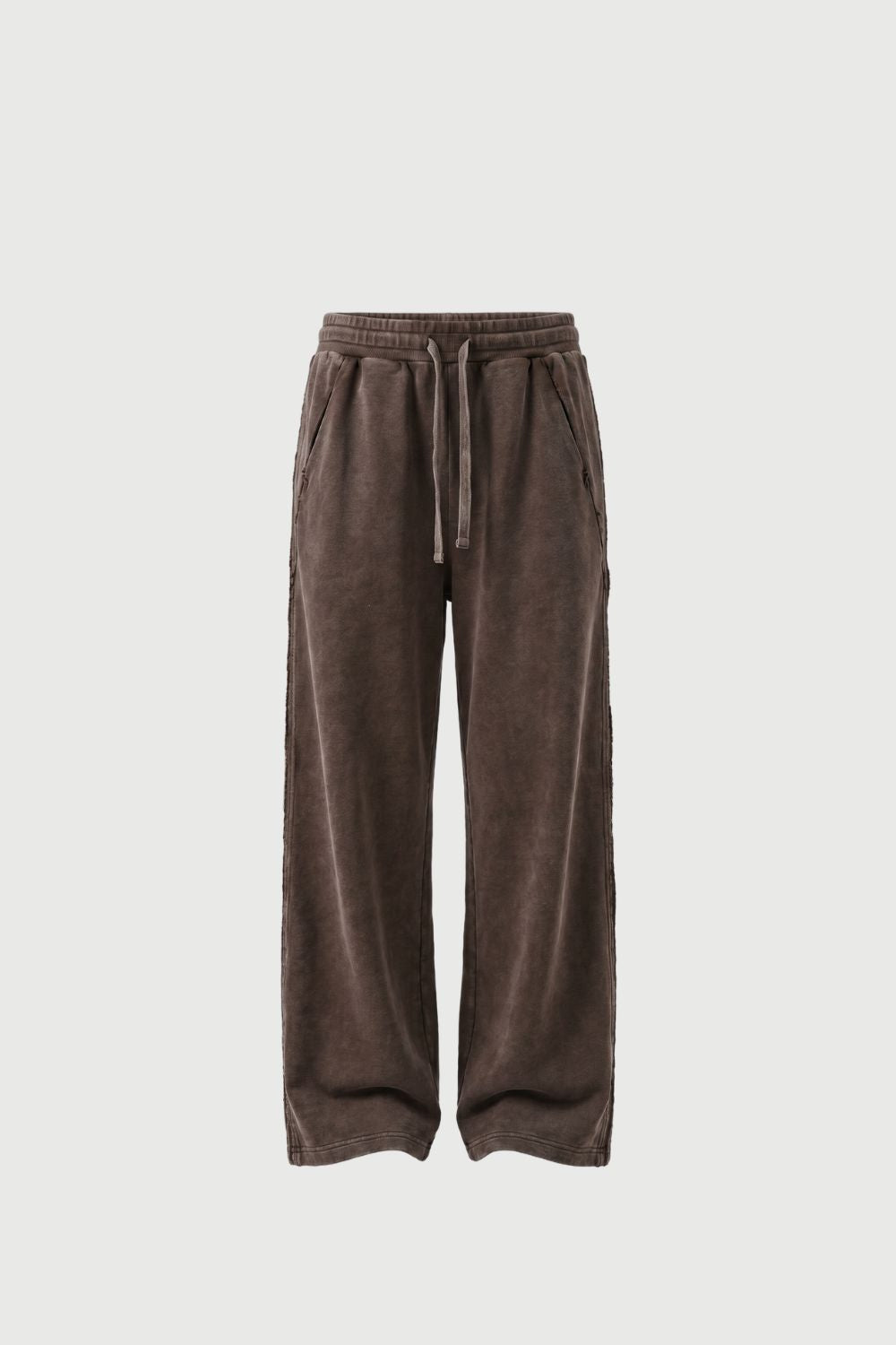 Wide Leg Tracksuit Pant - Soil Acid Wash