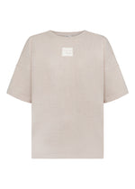 T-Shirts - PK Oversized Hemp Bubble Logo T-Shirt - Sand