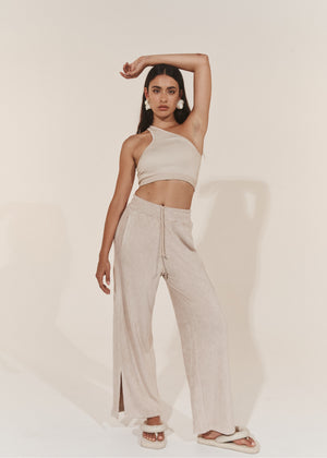 
                  
                    Load image into Gallery viewer, Lounge Pants - Odyssey Terry Towelling Pant - Sand
                  
                