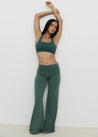 Yoga Pants - Full Length Yin Flare - Sage Bush