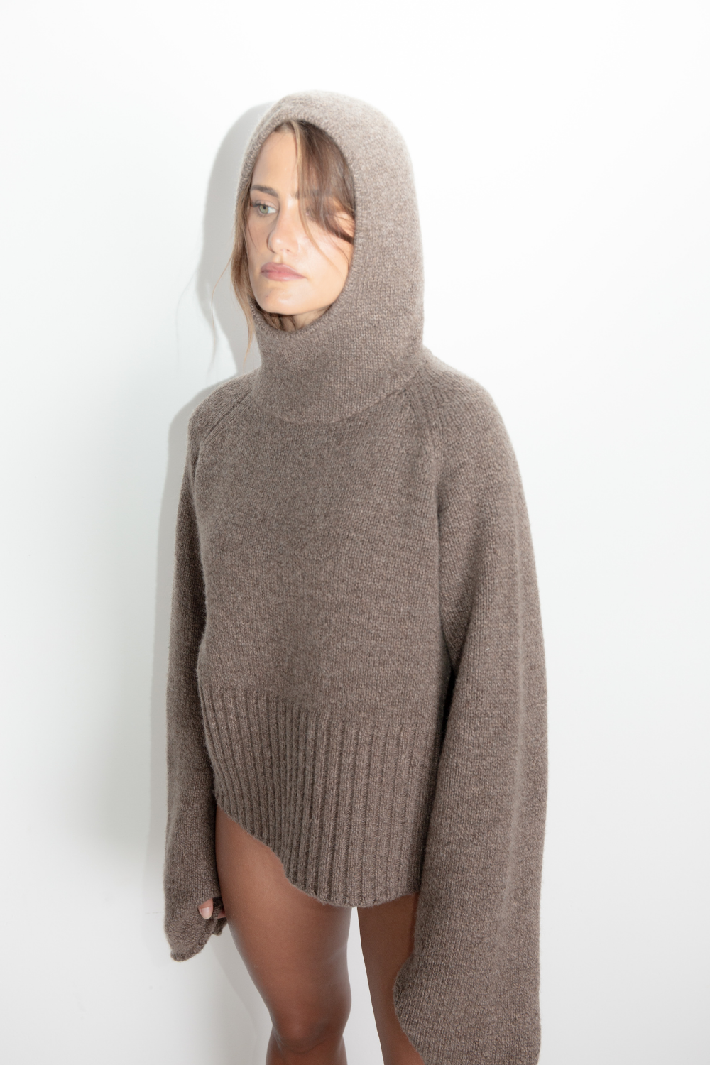 Hooded Sweater - Soil