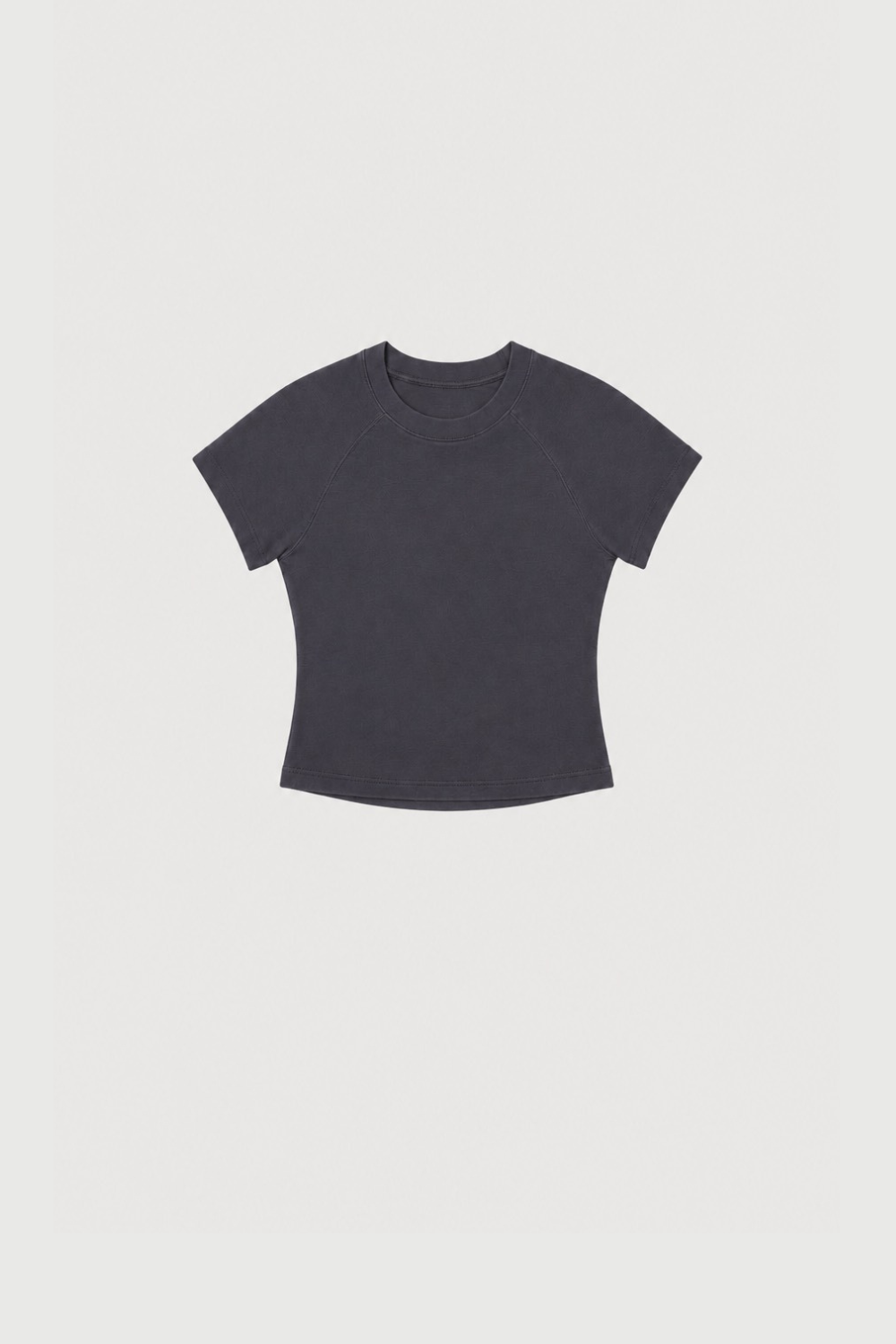 Cropped Baby Tee - Slate