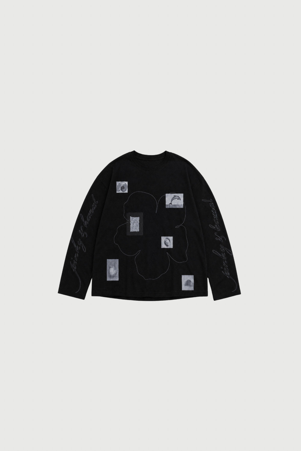 Field Notes Long Sleeve Top - Black