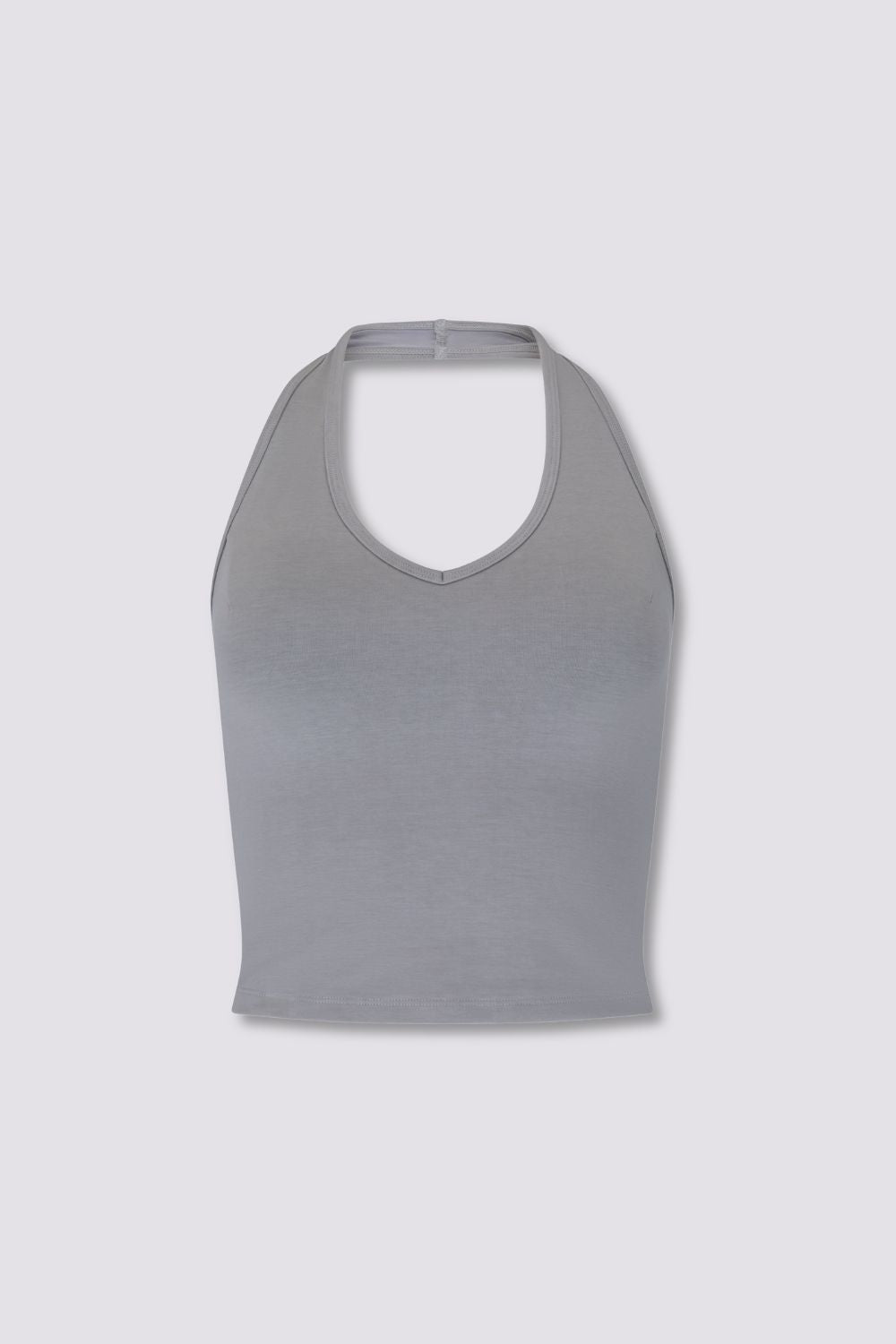 Halter Bodice Top - Pebble Grey