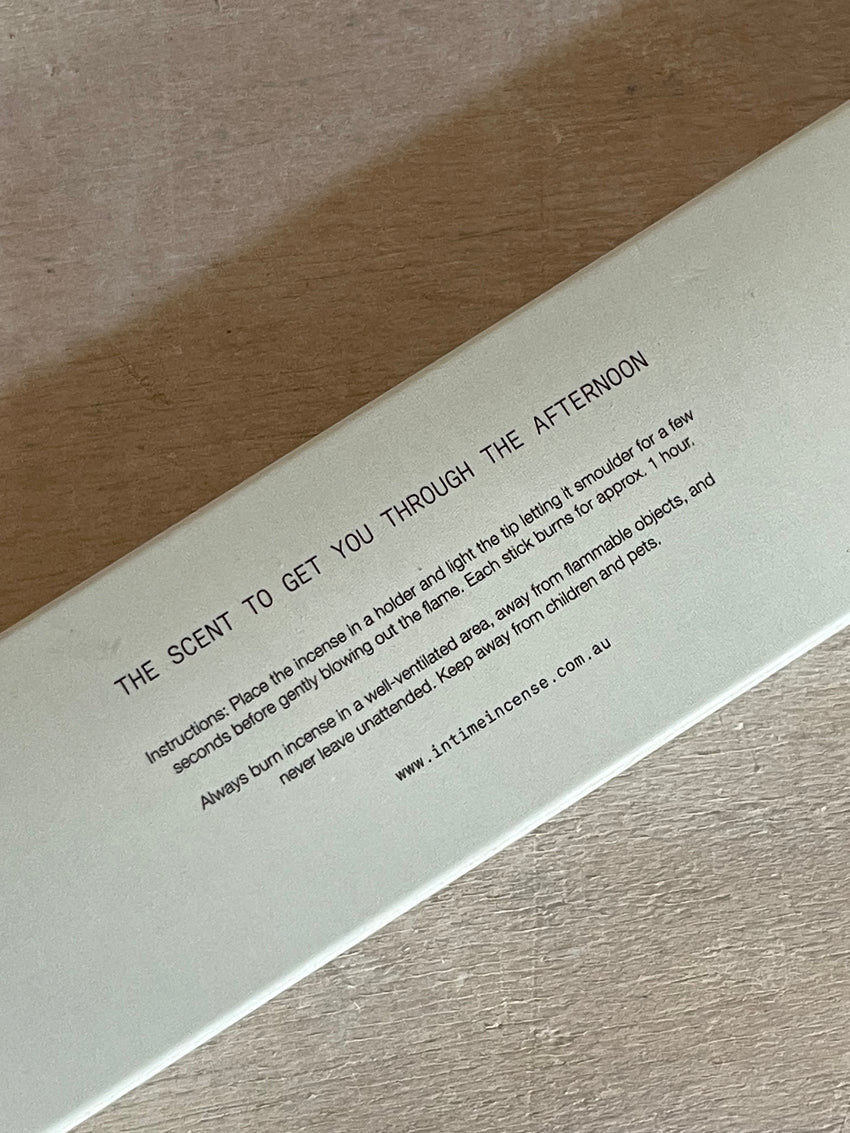 IN TIME INCENSE - 2PM RECHARGE