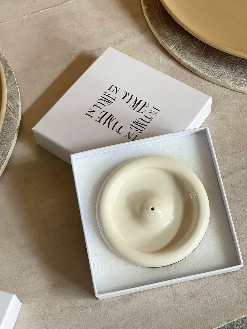 IN TIME INCENSE - CERAMIC INCENSE HOLDER