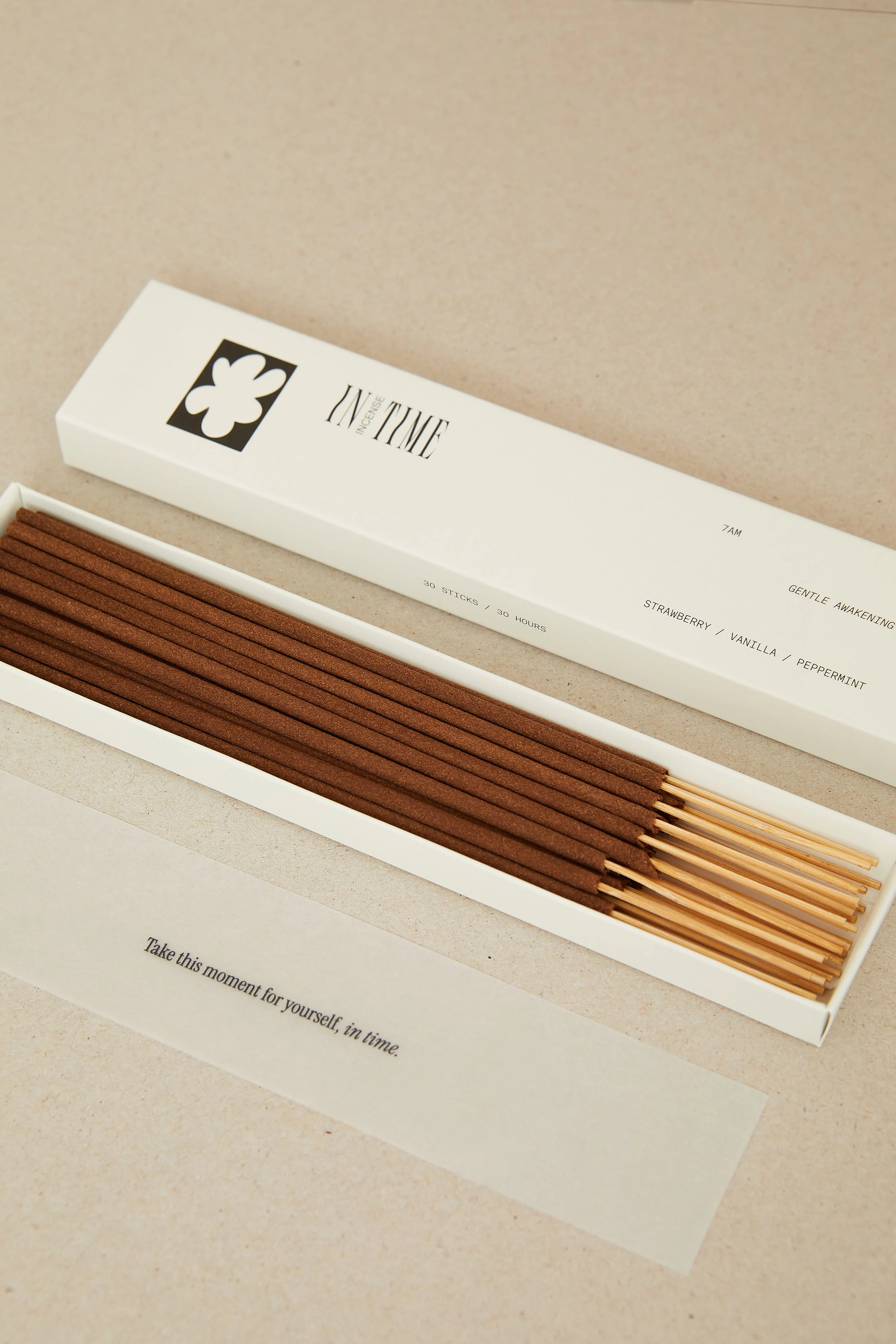 IN TIME INCENSE -  7AM GENTLE AWAKENING