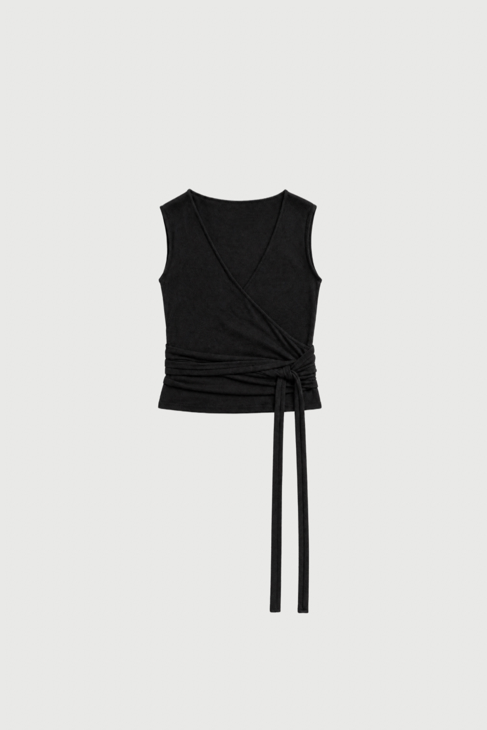 Light Merino Knit Wrap - Black