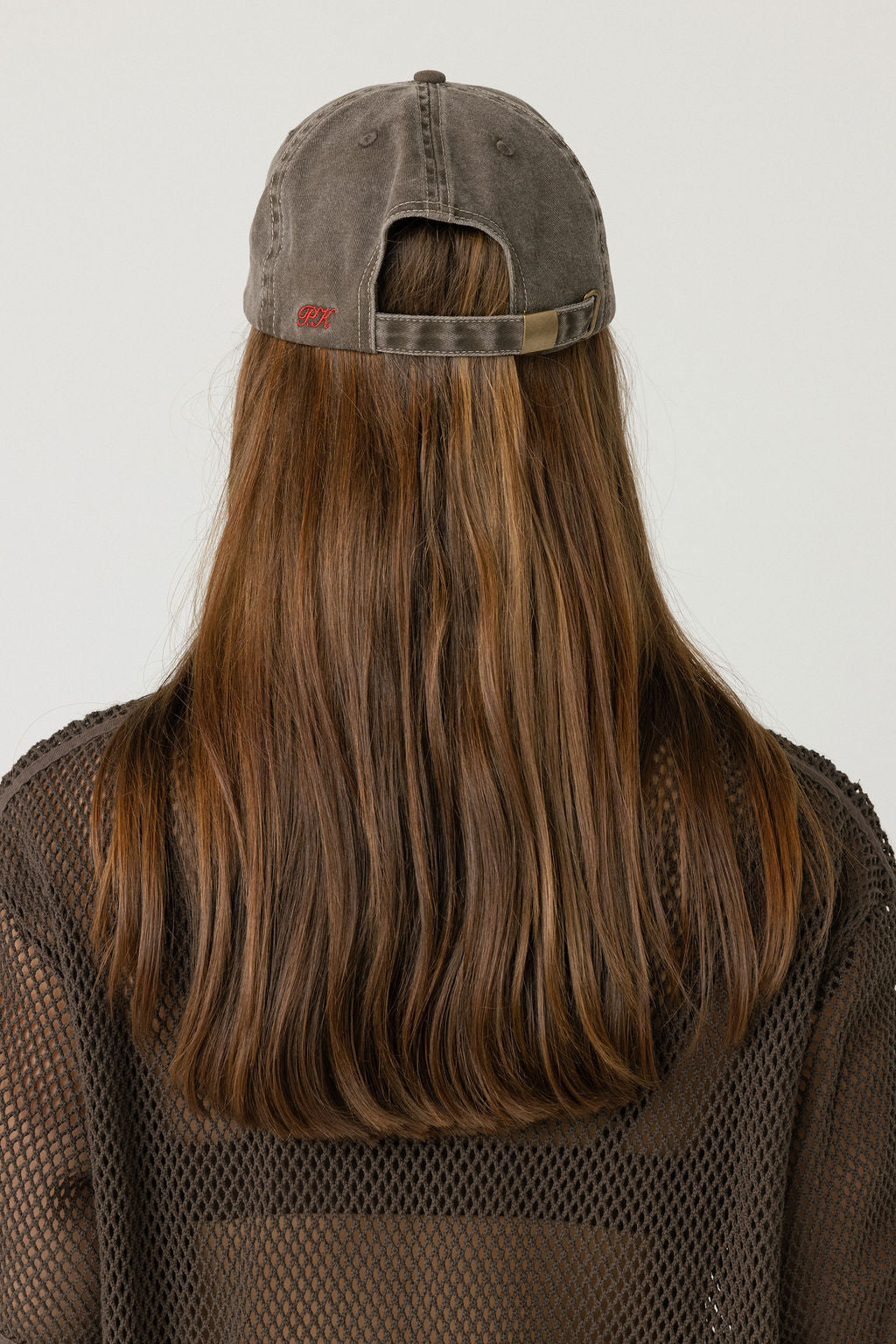 Hibiscus Cap	- Washed Brown/Red