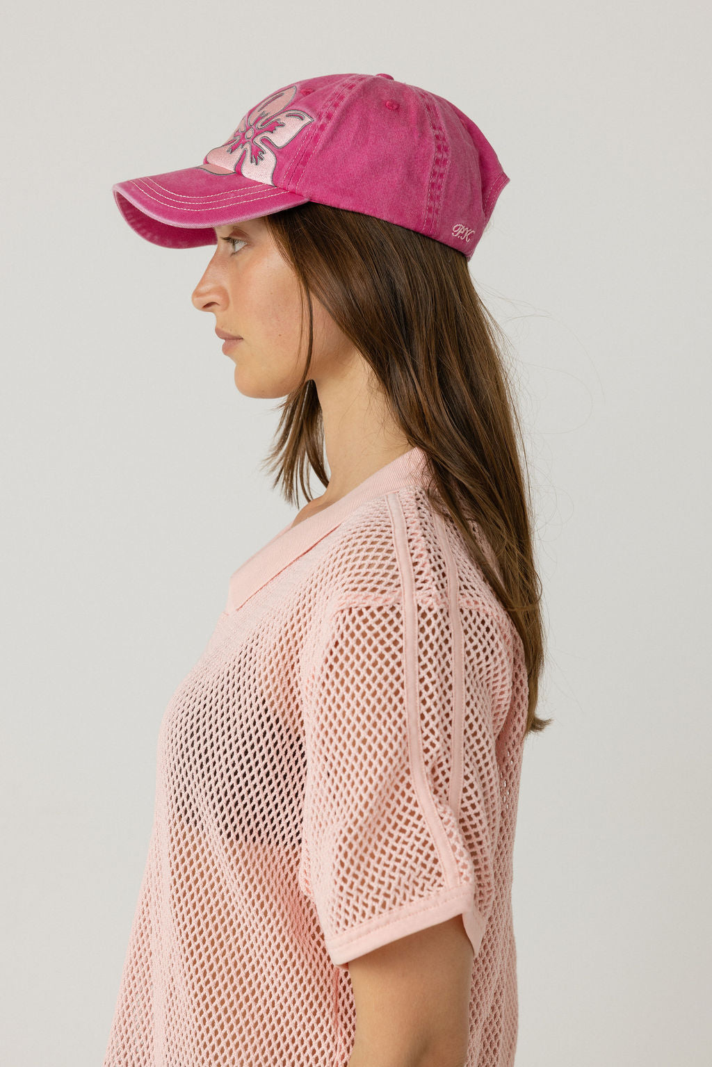 Hibiscus Cap	- Washed Pink