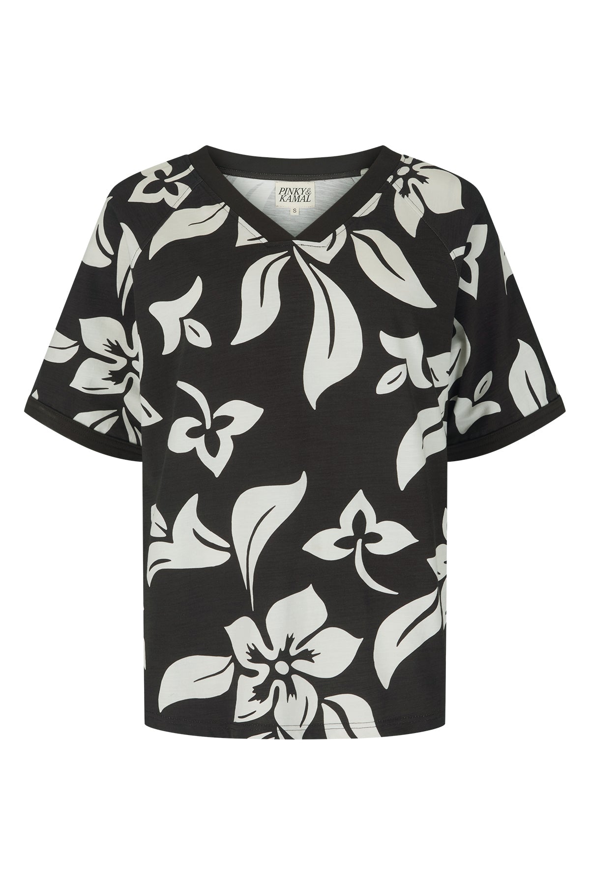 Hawaii Print Jersey - Navy