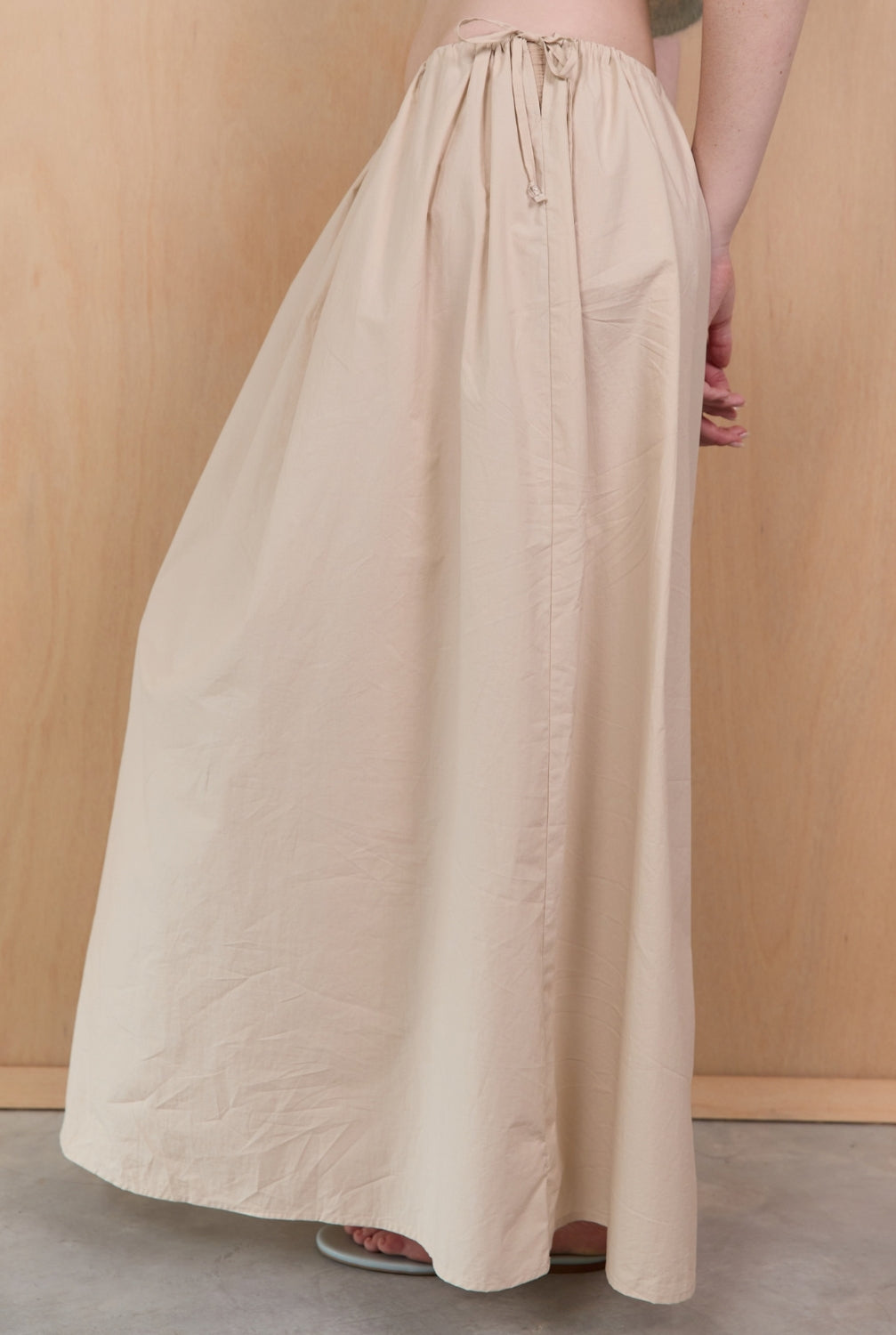Side Tie Skirt - Birch