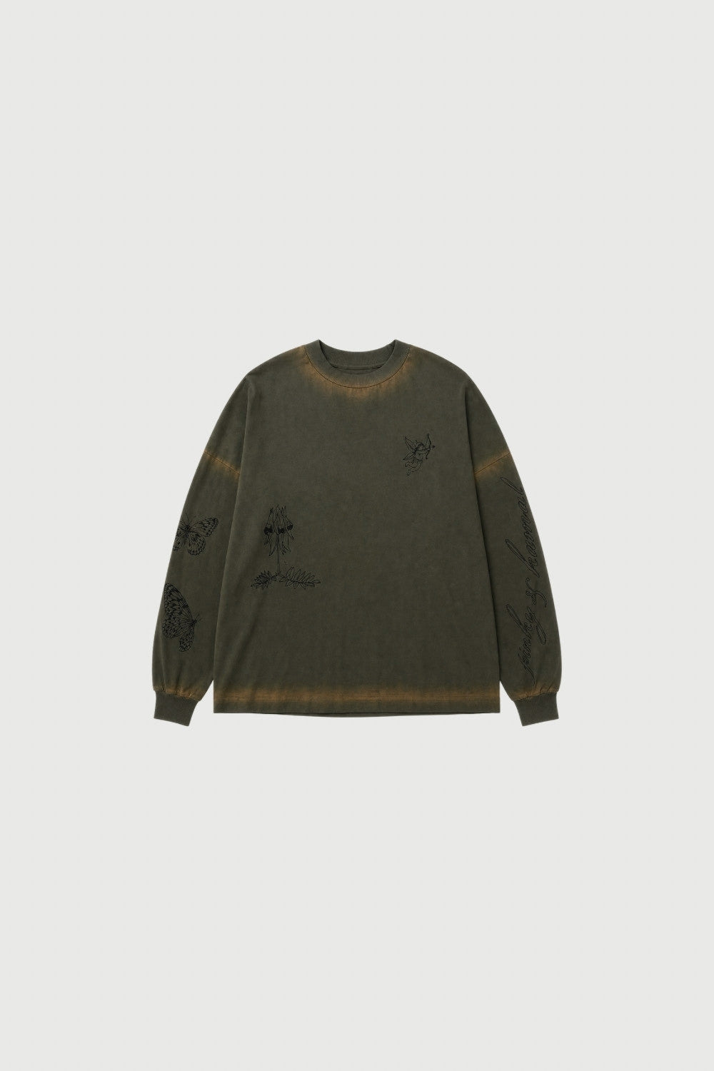 Cupid Long Sleeve Top - Khaki