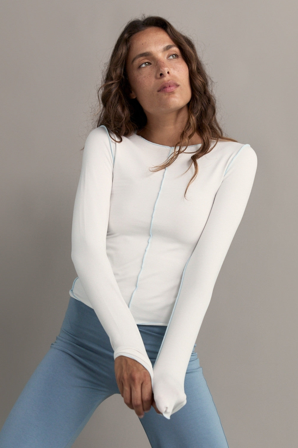 Inside Out Top - White