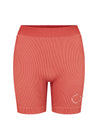 Fine Ribbed Biker Short - Melon