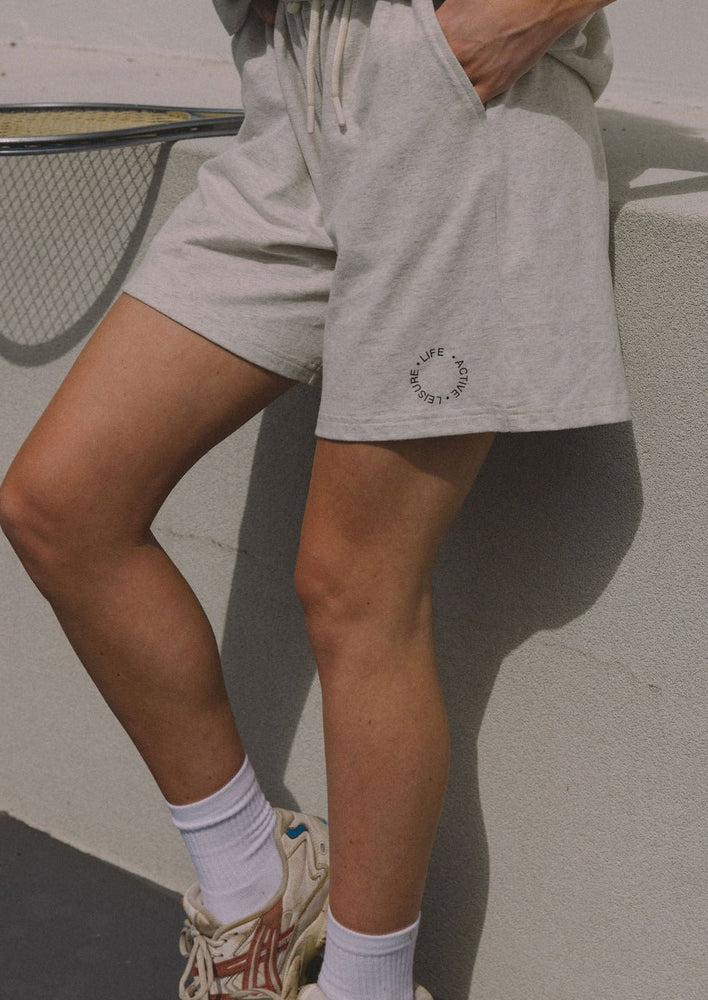 
                  
                    Load image into Gallery viewer, Cotton Sport Short - Grey Marle
                  
                