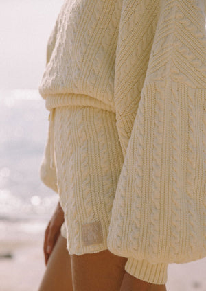 
                  
                    Load image into Gallery viewer, Cable Knit Sweater - Organic Cotton
                  
                